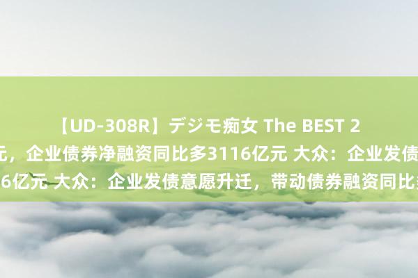 【UD-308R】デジモ痴女 The BEST 2 前7月新增社融18.87万亿元，企业债券净融资同比多3116亿元 大众：企业发债意愿升迁，带动债券融资同比多增